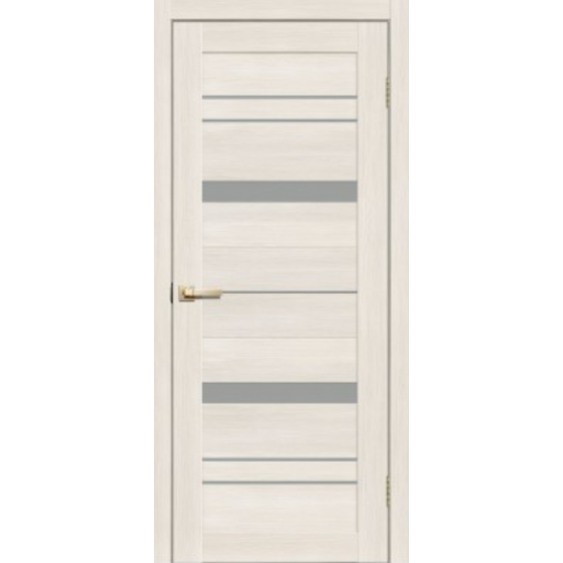Дверь межкомнатная ламинированная Сибирь Профиль Lite doors L12 Бьянко, стекло белое матовое